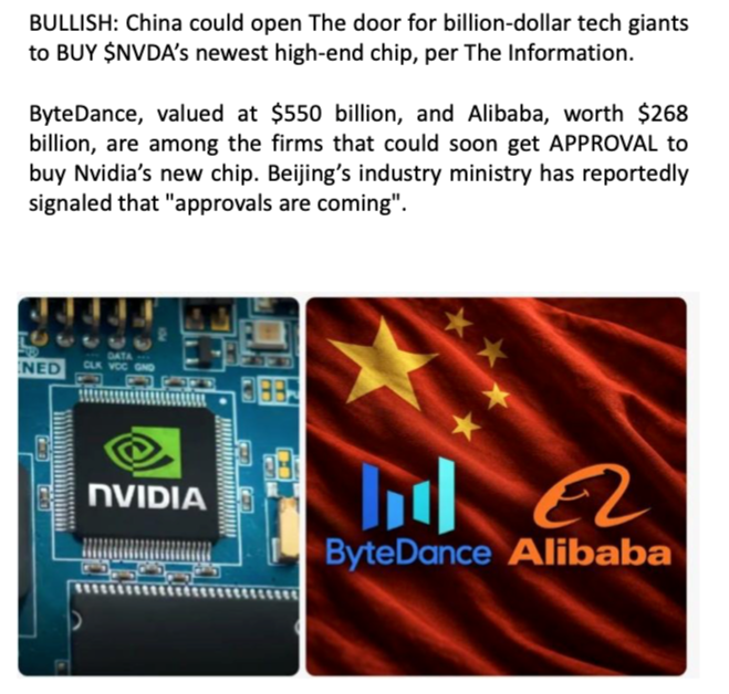 China still showing up in the Nvidia story.