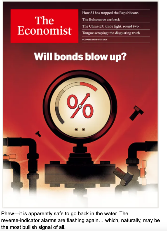 The Economist cover: Will bonds blow up?
